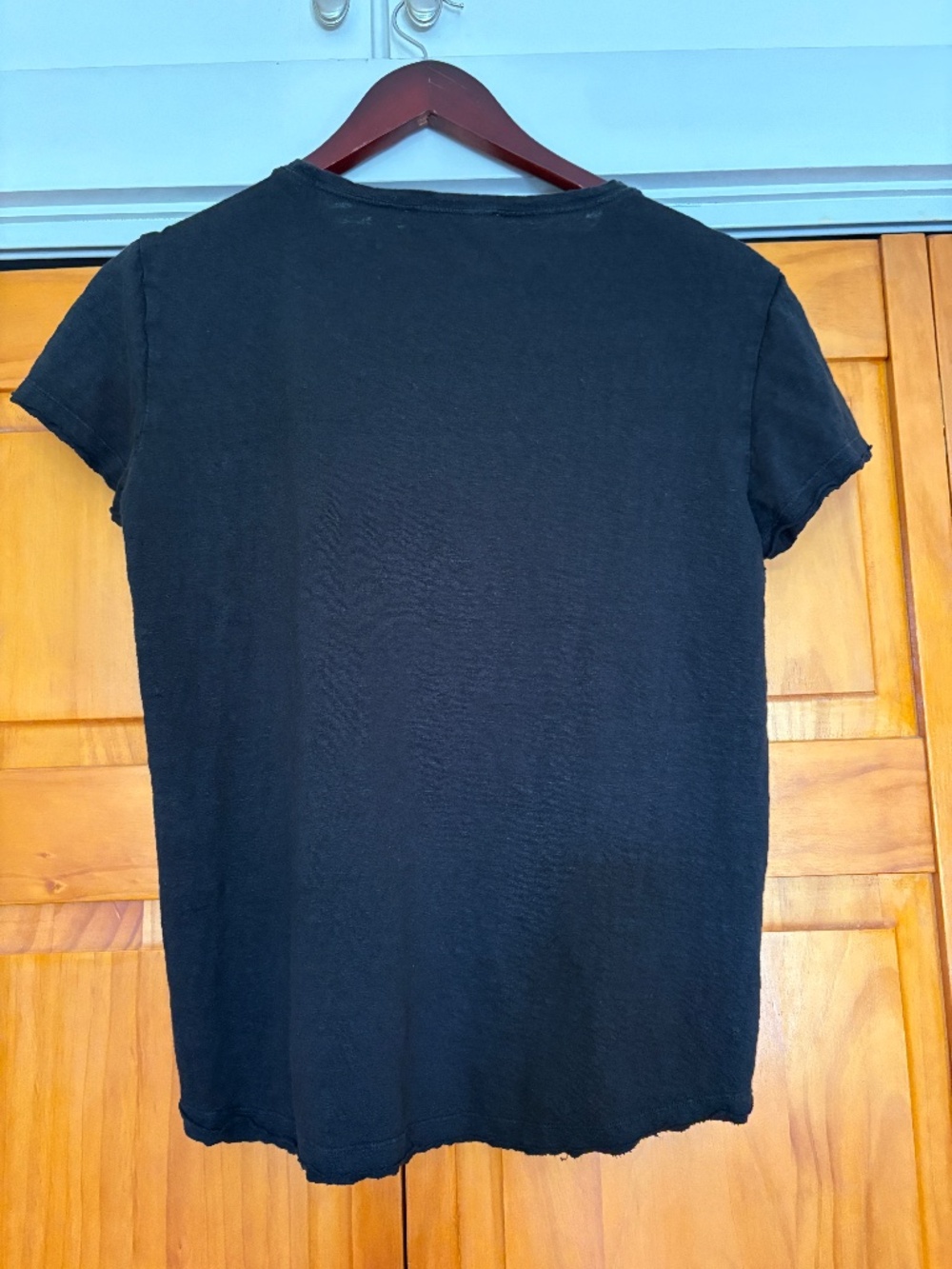 Frame 100% Organic Cotton Black Short Sleeve T-Shirt Size Medium - Picture 2 of 9